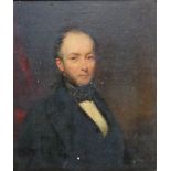 English School (19th century), Portrait of Samuel Commeline, d.1866, oil on canvas, 34cm x 29cm.