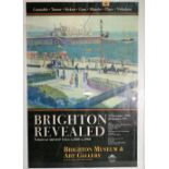 A 20th century poster 'Brighton Revealed', 60cm wide x 81cm high.