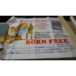 Modern Film posters, comprising; Born Free, The Deadly Trap, Dillinger, The Best of Benny Hill,