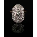 An early 20th century 18ct, platinum and