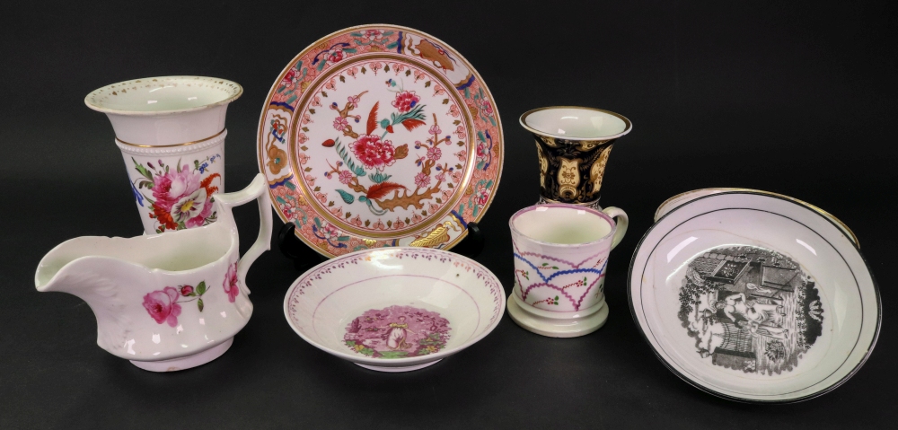 A group of English porcelain, late 18th