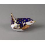 A Royal Crown Derby wren paperweight.