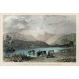Seven engravings of Lake District scenes, the largest 10 x 15.5cm.