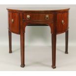 A reproduction George III style mahogany