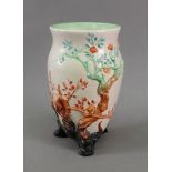 A Clarice Cliff Indian Tree pattern vase