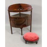 A reproduction George III style mahogany