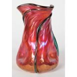 An Austrian Loetz glass vase, circa 1900,