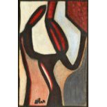 Jean Atlan (1913-1960), Salamandre, oil on canvas, signed, 81cm x 54cm. ARR Illustrated.