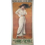 THEATRICAL POSTER: Mlle. Laure-Freville, in the role of Christiane, 'Aimes Sauvages' by M.