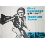 CLINT EASTWOOD: a pair of UK Quad posters, 76cm x 101cm, including 'Magnum Force', Warner Bros,