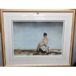 Sir William Russell Flint (1880-1969), Mademoiselle Sophie, colour reproduction, numbered,
