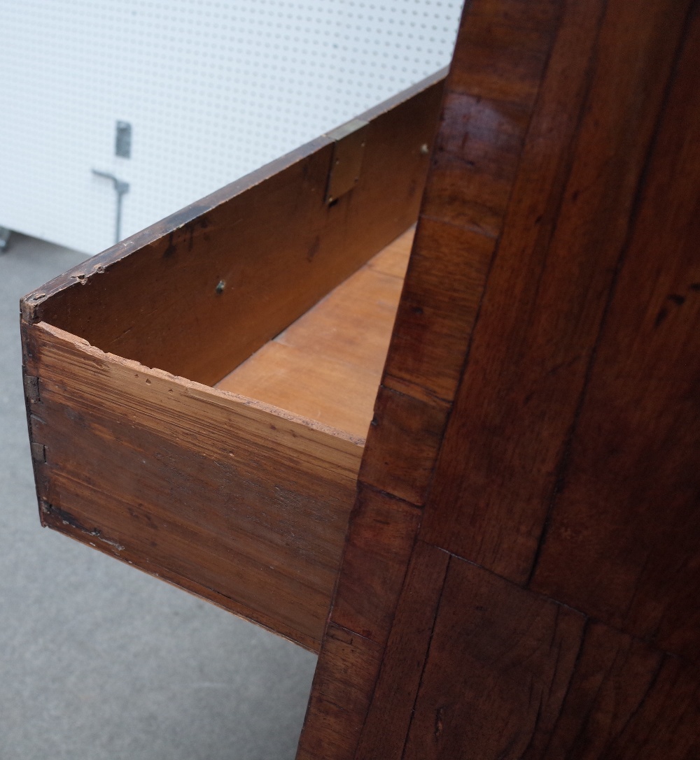 A George I and later walnut chest on stand, - Image 3 of 10