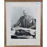 PHOTOGRAPH: THE INDUSTRIALIST WHO HIRED DUFY: Charles Bianchini (1860 - 1905) b/w.