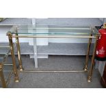 A 20th century console table,