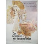 FILM POSTER: 'Mississippi Mermaid', United Artists, (1969) West German release,