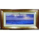 W Corbitt (20th/21st Century), Seascape, pastel, signed, 22.5cm x 62cm.