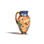 A Martin Brothers stoneware jug, dated 1882,