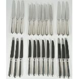 A set of twelve table knives,
