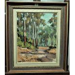 Robert Madden (20th century), Gum Trees by the road, Mansfield; Mansfield Vista, Australia, two,