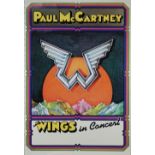 PAUL McCARTNEY & WINGS: six concert posters, Wings UK.