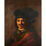 After Govaert Flinck, Portrait of a gentleman, oil on canvas, 68.5cm x 55.5cm. Illustrated.