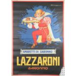 ITALIAN ADVERTISING POSTERS: two colour lithographs, ca.