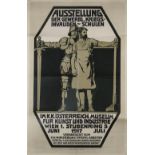 WWI AUSTRIAN EXHIBITION POSTER: a colour lithograph, Austellung Der Gewerbl.