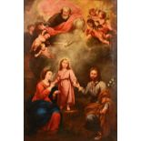 After Bartolomé Esteban Murillo, The Heavenly and Earthly Trinities, oil on canvas, 123cm x 83cm.