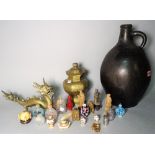 Asian interest; scent bottles, miniature items and sundry, (qty).
