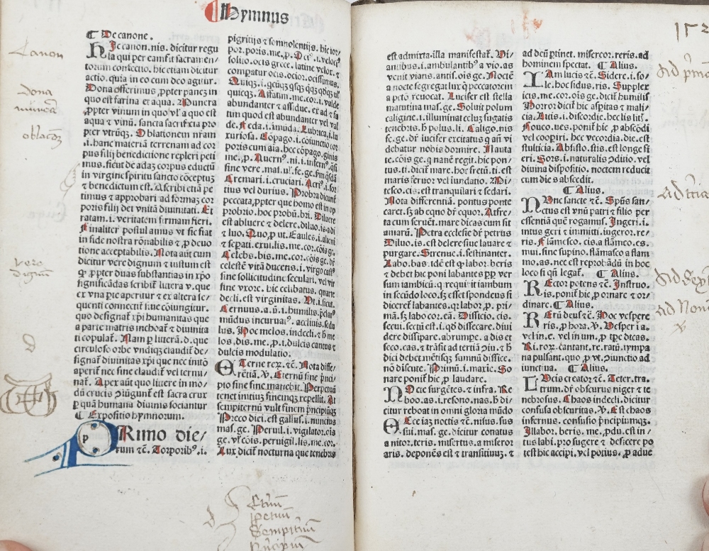 INCUNABLE - [John MARCHESINUS (late 13th-early 14th-century). Mammotrectus super Bibliam. - Image 5 of 16