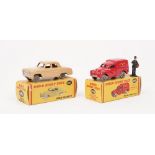 A Dublo Dinky 068 Royal Mail van and a Dublo Dinky 061 Ford Prefect, both boxed, (2).