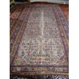 A Fereghan kelleh carpet, Persian,