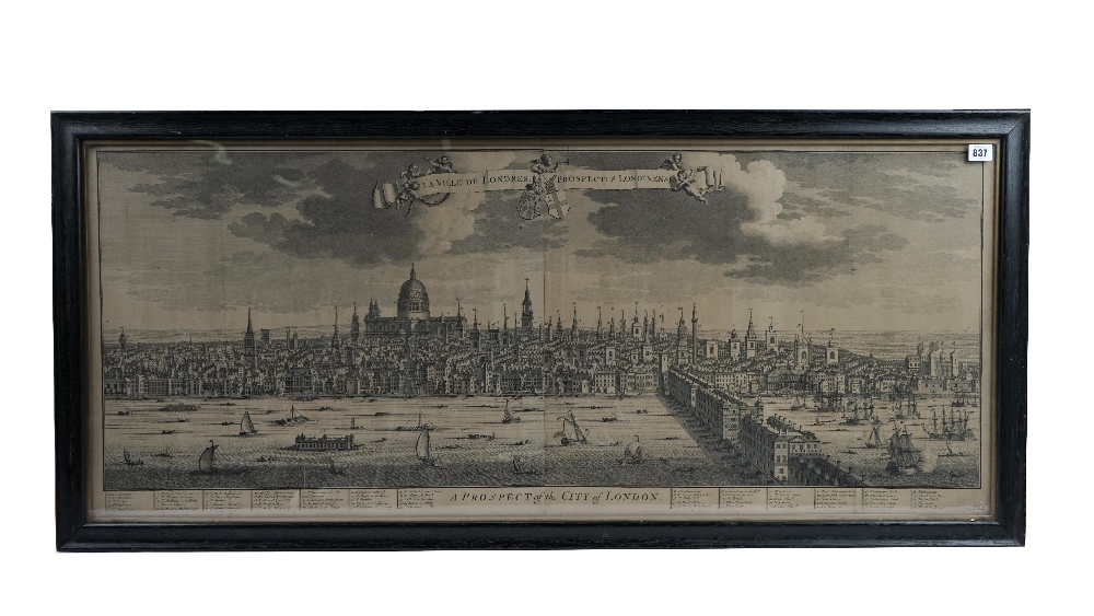 [KIP, Johannes (1633-1722)]. A Prospect of the City of London. [London: c. 1720].