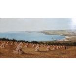 B. Boyns (19th/ 20th century), Coastal landscape, oil on canvas, signed, 24cm x 44cm.