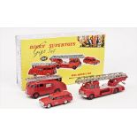 A Dinky Supertoys 957 gift set. 'Fire Service', boxed.