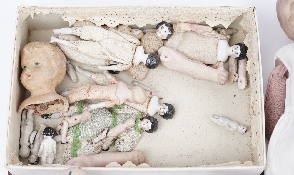 A quantity of early 20th century porcelain dolls, including Armand Marseille, - Image 2 of 4