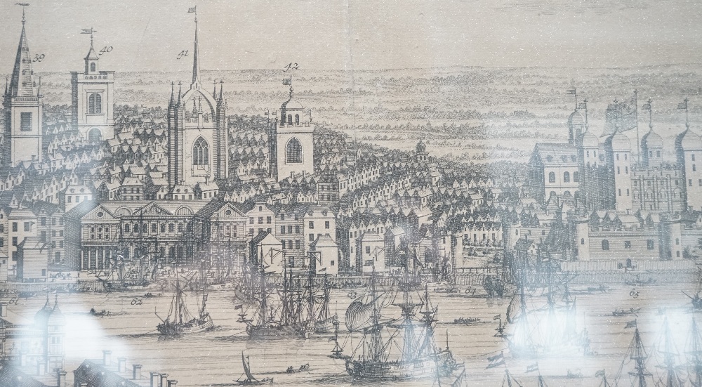 [KIP, Johannes (1633-1722)]. A Prospect of the City of London. [London: c. 1720]. - Image 6 of 7