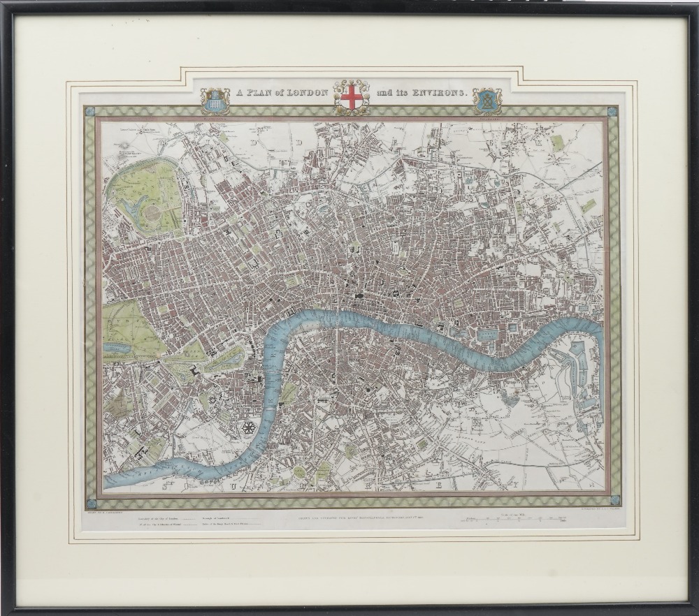 MAPS - Christopher SAXTON (1540-1610). Middlesex olima trinoban tibus habitata. - Image 5 of 6