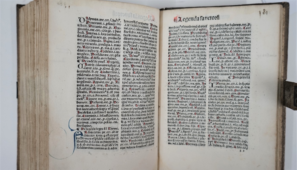 INCUNABLE - [John MARCHESINUS (late 13th-early 14th-century). Mammotrectus super Bibliam. - Image 15 of 16