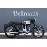 A 1957 BSA B31 350cc Black Star motorcycle,