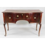 A 'Chippendale Revival' carved mahogany