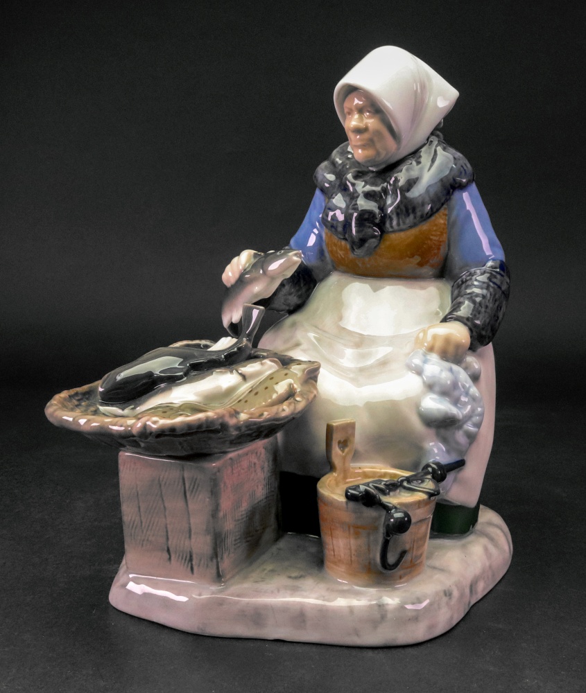 A Bing & Grondahl figure of a fisher wom - Image 2 of 4