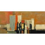 Larry Wakefield, (1925-1997), Untitled, Abstract, signed 'Wakefield' (lower right), oil on board,