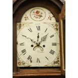 **Hardy; a George III oak longcase clock