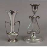 A Victorian silver candlestick, Henry Ho