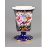 An English porcelain vase, circa 1820,