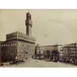 Firenze - Piazza della Signoria, albumen