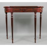 A reproduction Regency style mahogany an