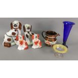 Four Staffordshire pottery figures of Ki
