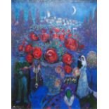 John Myatt (b.1945), after Marc Chagall, Wedding flowers,